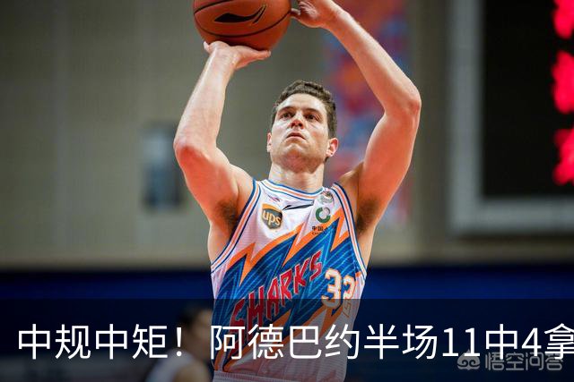中规中矩！阿德巴约半场11中4拿到11分3板2助2帽