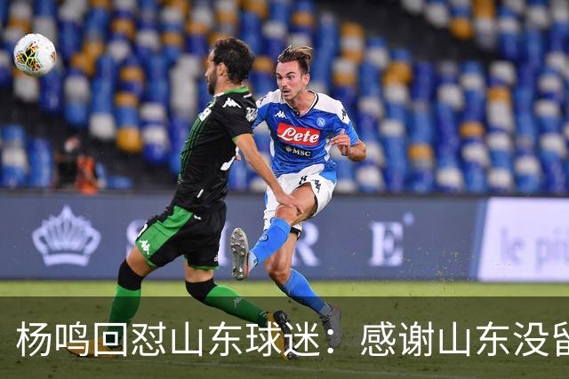 杨鸣回怼山东球迷：感谢山东没留克里斯、没抢段睿骐 辽鲁一家亲